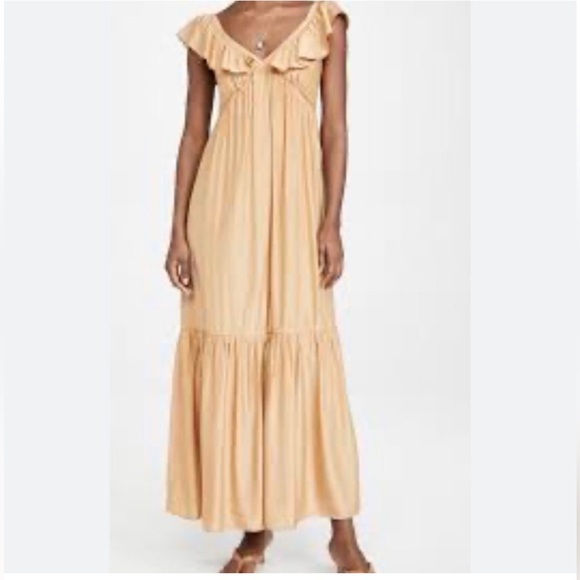 Gold OPT Dress - Anthropologie - Picture 1 of 6